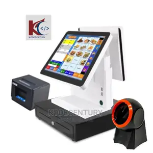 Double Screen Touch Pos Machine (Silver Package)