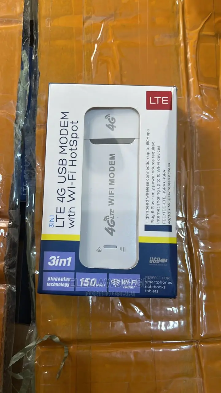 3in1 LTE USB Modem With Wifi Hotspot