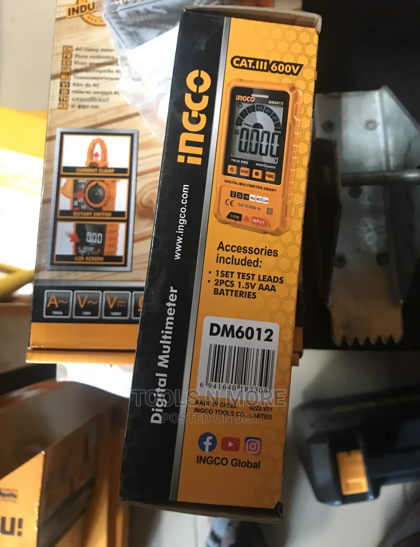 INGCO Smart Digital Multimeter (600V, 4000 Counts)