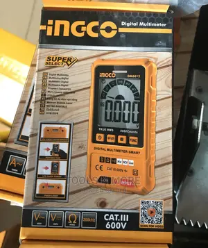 INGCO Smart Digital Multimeter (600V, 4000 Counts)