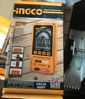 INGCO Smart Digital Multimeter (600V, 4000 Counts)