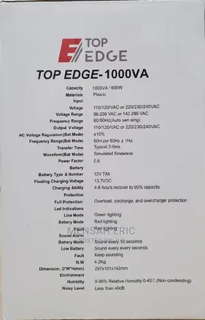 1000va Top Edge