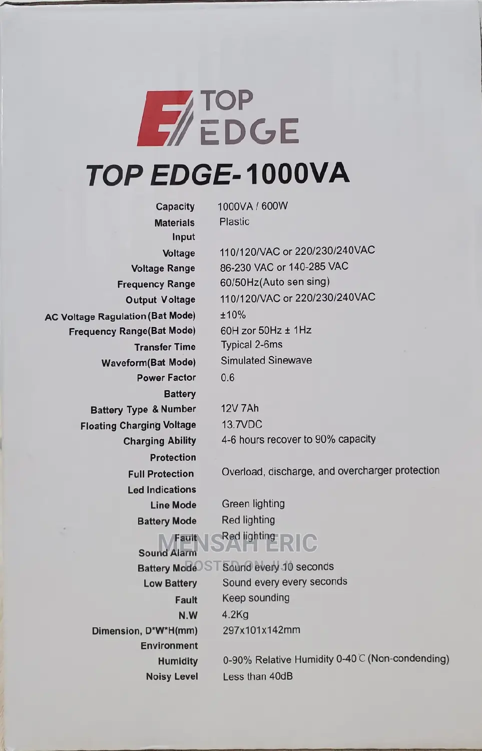 1000va Top Edge