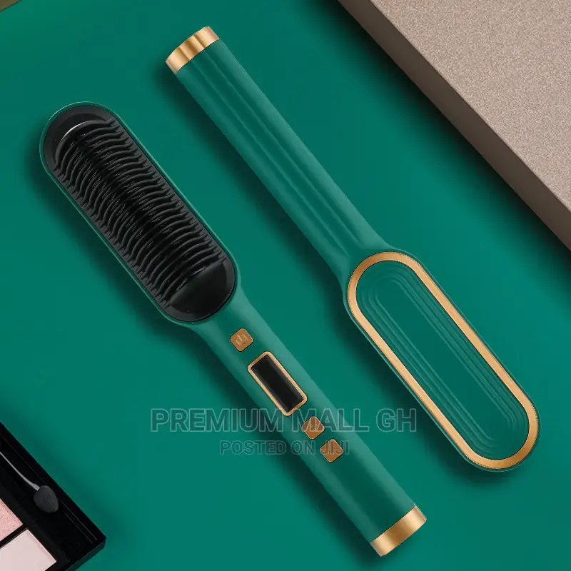 Digital Hair Straightener Brush