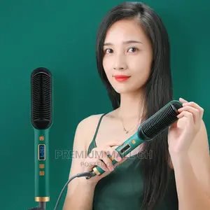 Digital Hair Straightener Brush