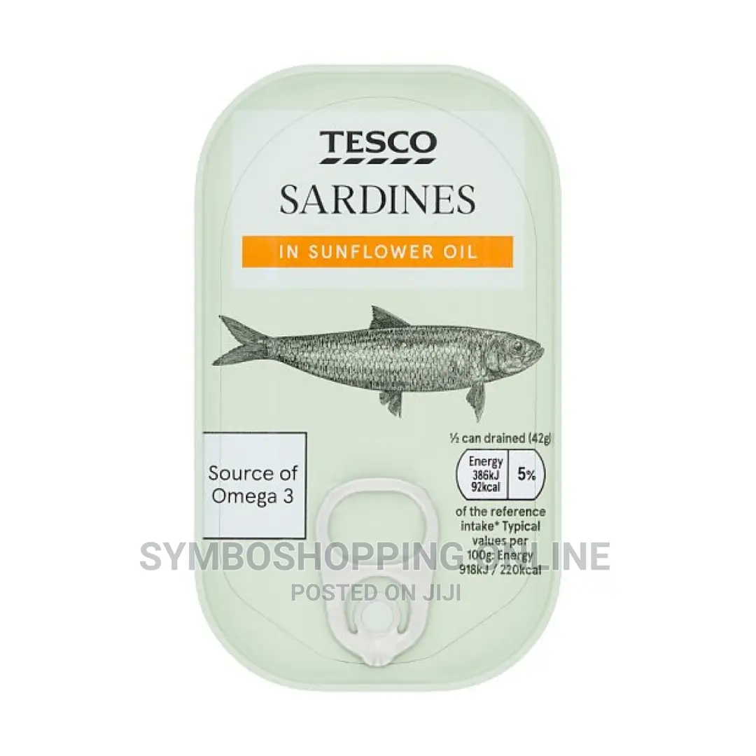Tesco Sardines in Sunflower Oil 120g