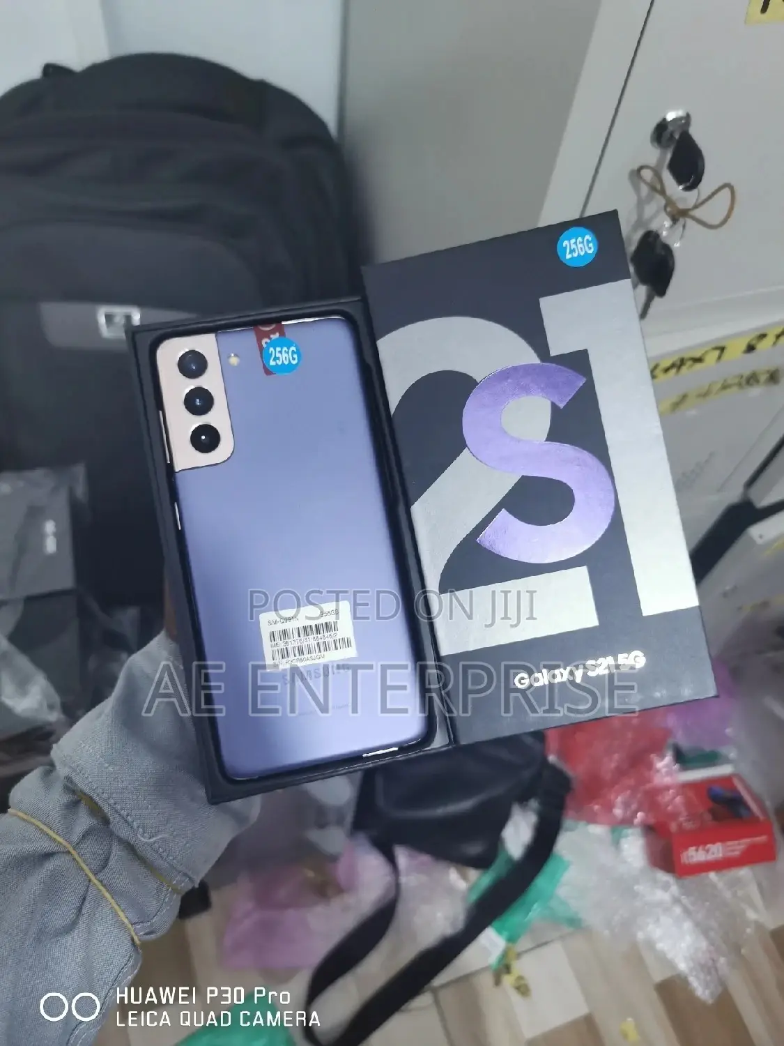 New Samsung Galaxy S21 5G 256 GB Purple