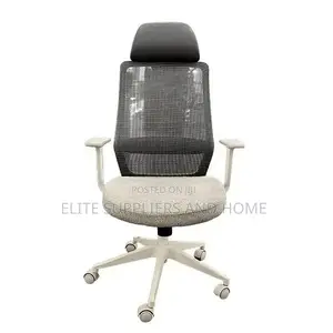 Chair Office PU With Armrest Mesh 132187