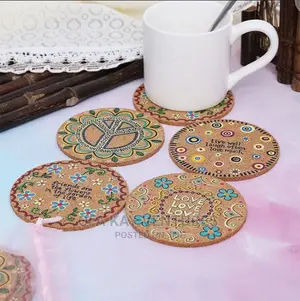 5pcs Wooden Coaster