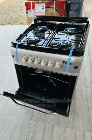 Inbuilt Lamp 60/60 Gas Cooker Oven Grill 4burner Grey