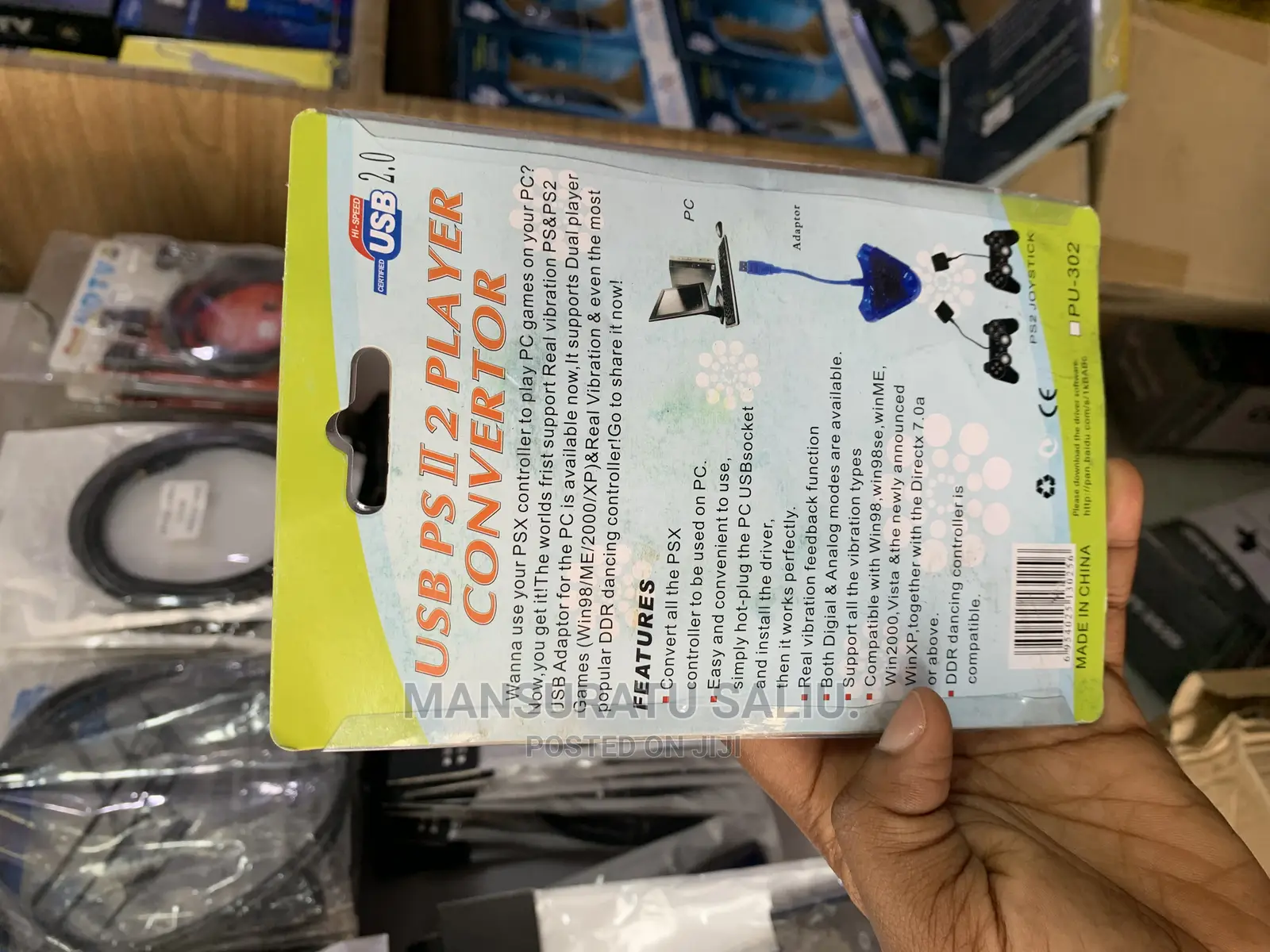 USB PS II 2 Converter Player Converter