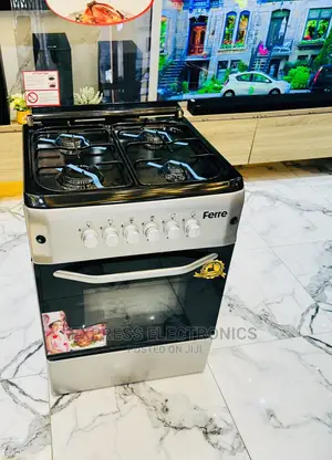 60/60 Ferre New Line Gas Cooker Oven Grill Rotisserie 4b