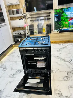 Top Glass Lid Lamp 4burner Black Chigo Cooker Oven