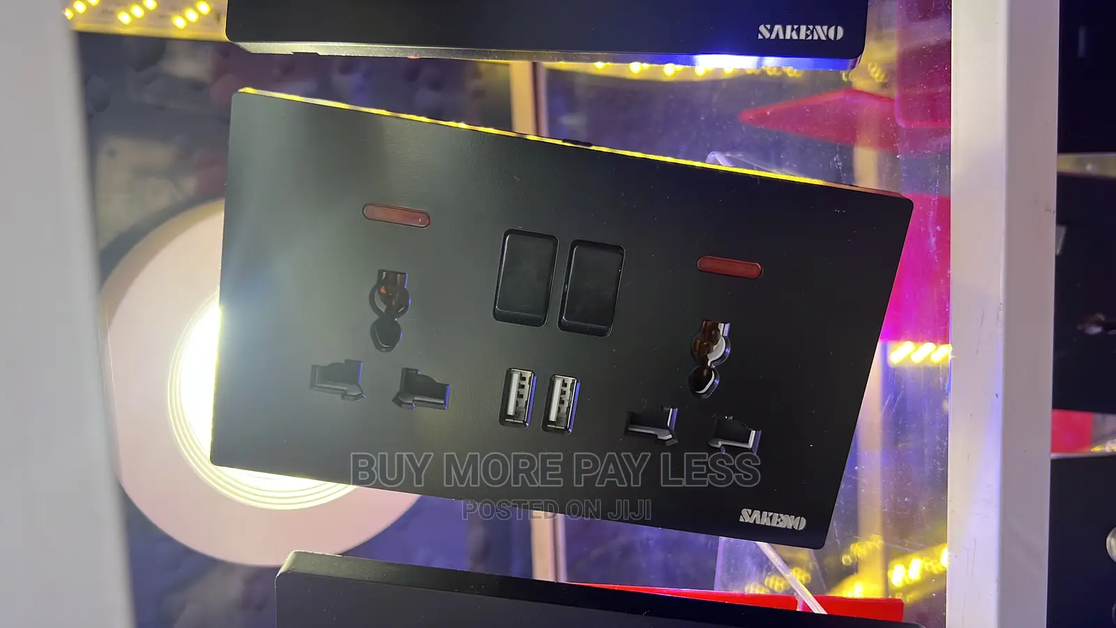 Hybrid New Shiny Black Switches and Sockets