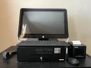 Complete AIO POS Computer Cash Drawer and Printer