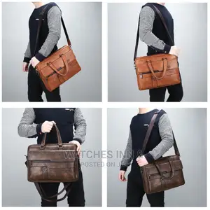 Quality Leather Men's Office Hand Bag