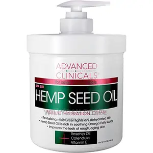Advanced Clinicals Hemp Seed Oil Cream