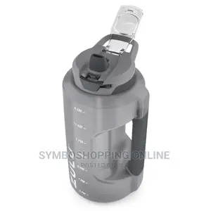 Zulu Half Gallon Water Bottle With Straw