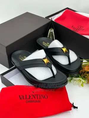 Quality Valentino Leather Slides
