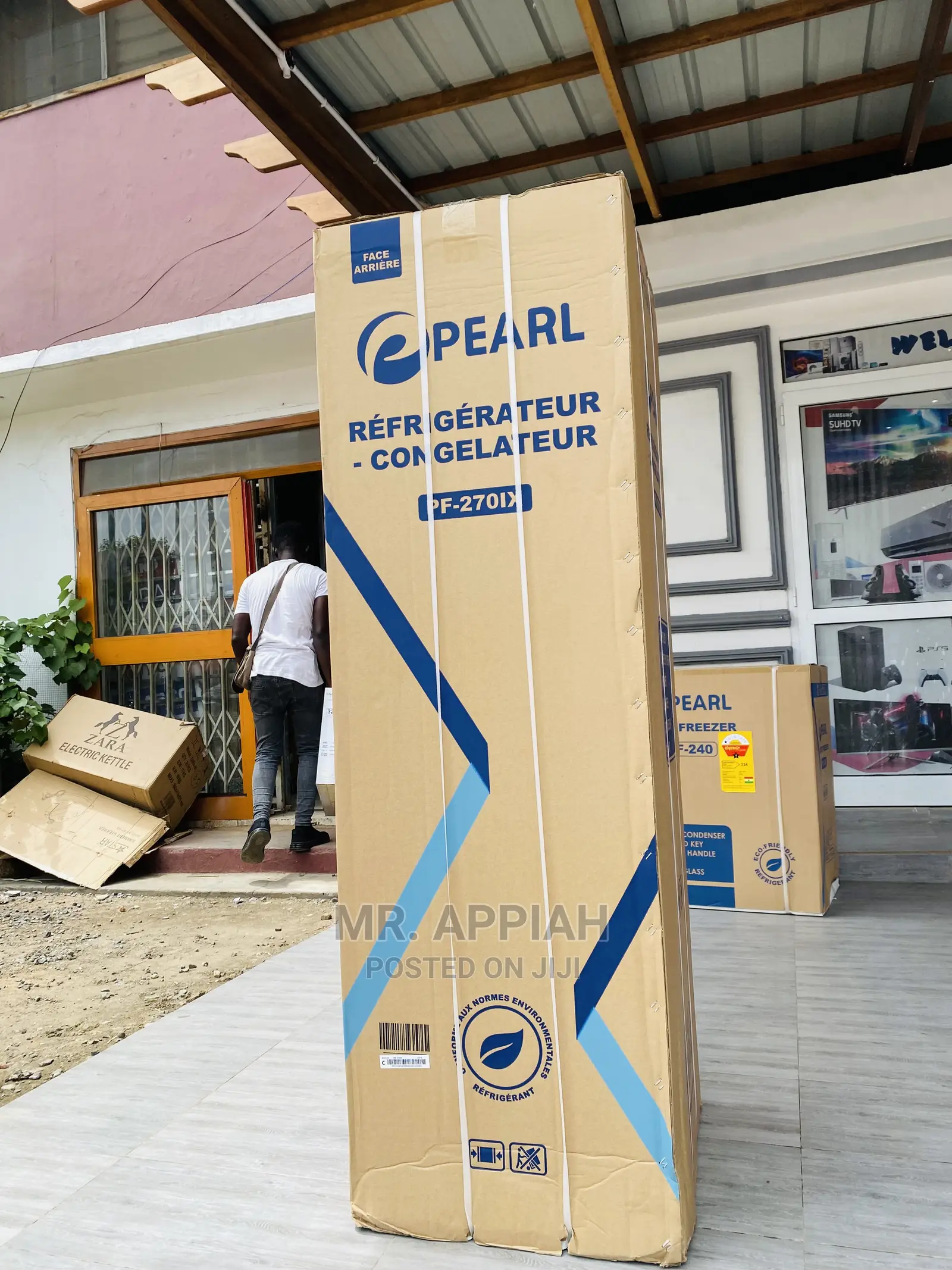 🤍Affordable Pearl PF-270IX Top Refrigerator Available(166L).