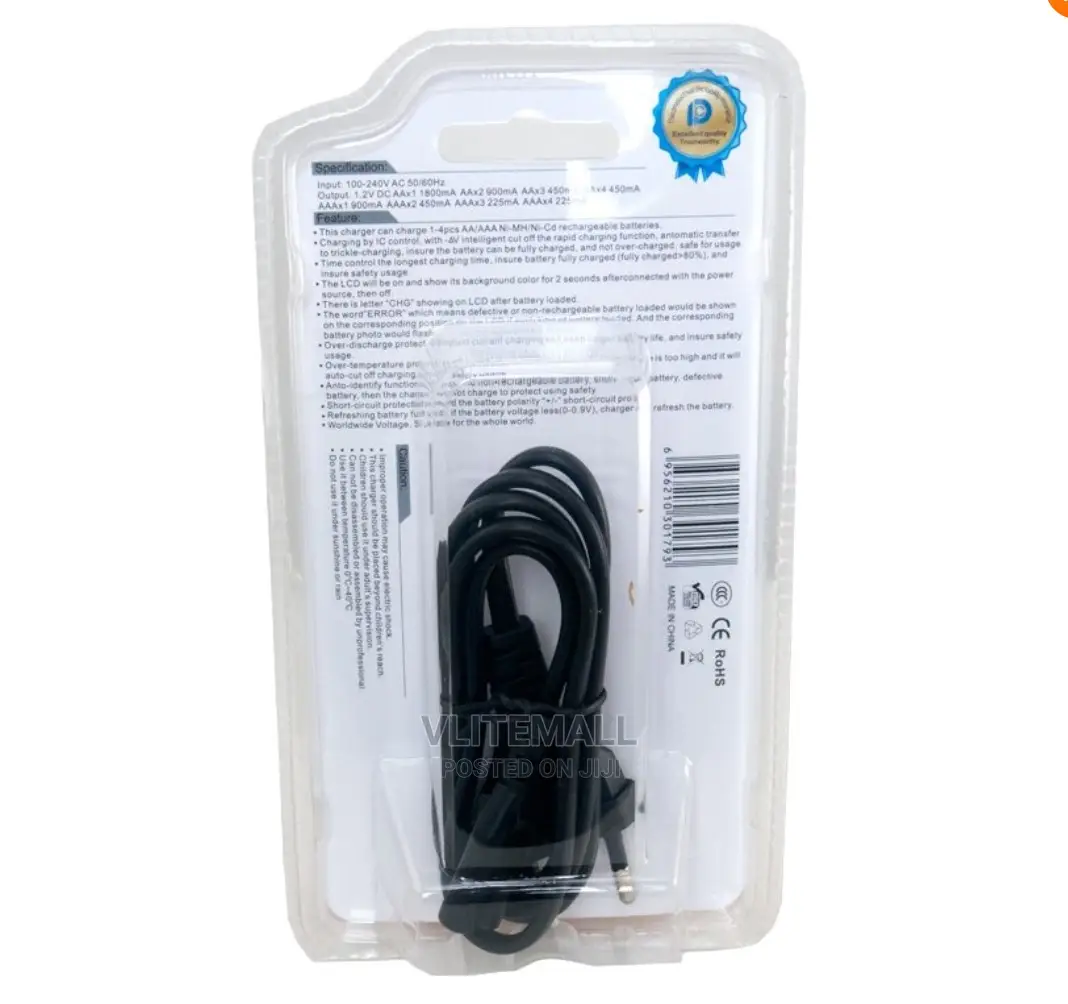 Beston Charger With 4 Batteries ( BST-C903W )