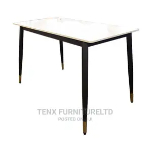 Dining Table (White Top) 4 Seater