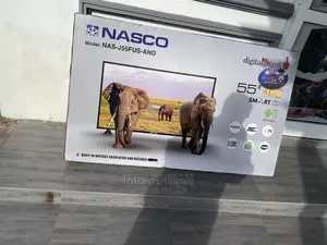 Original Nasco 55 Inch Uhd Smart Satelite Tv(Nas-J55fud-And)