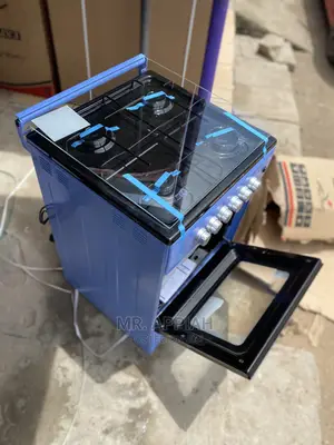 Nice Design Volcano Ferre 50*50cm 4gas Burner With Oven,Blue