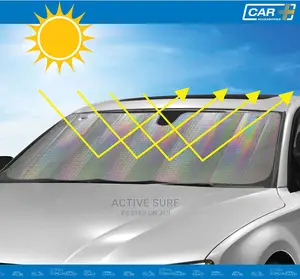 Vehicle Sunshield UV Protector. Keeps Interior Cool Always.