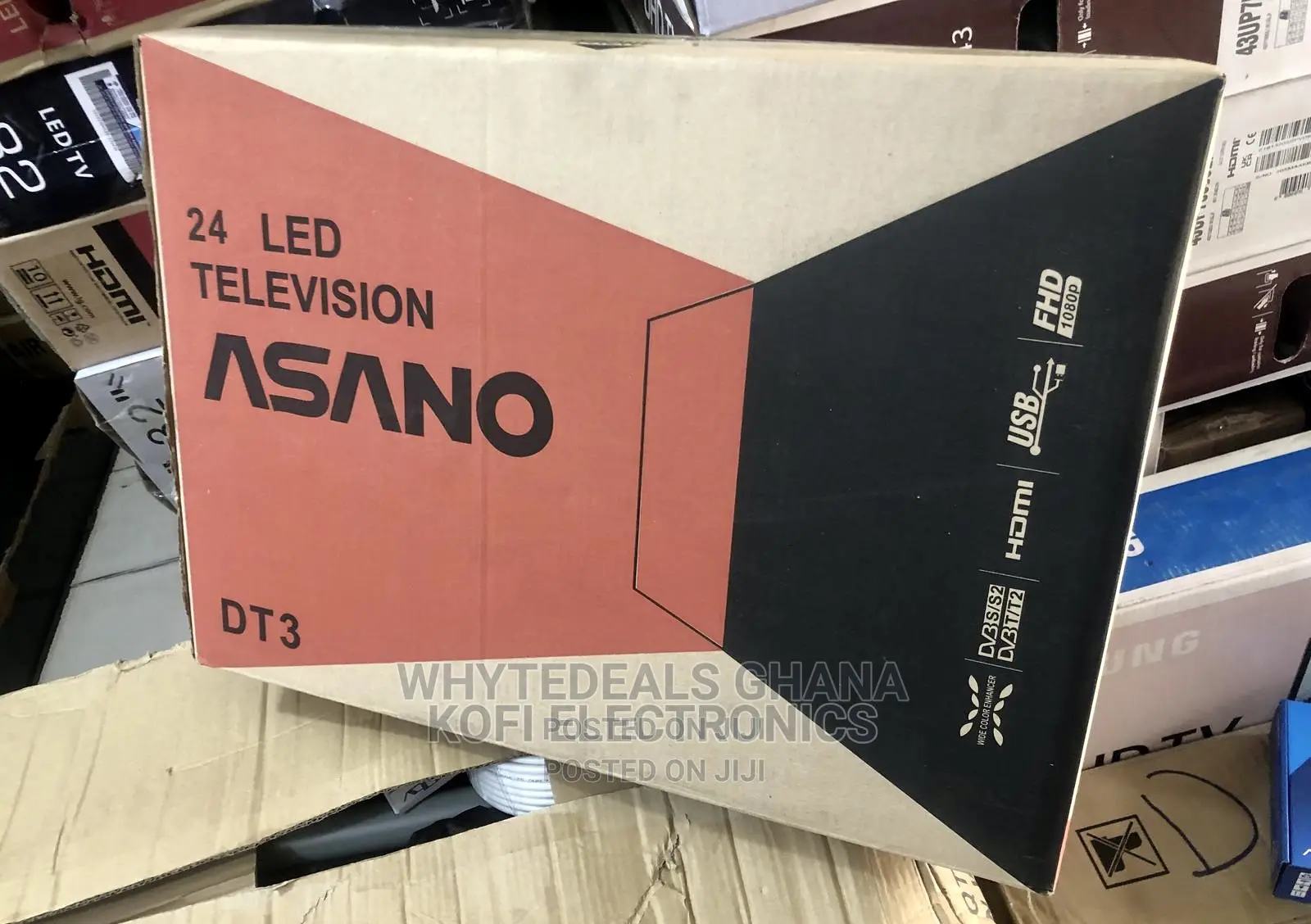 Asano 24 Inch 1080P Full HD Digital Satellite LED TV 2023