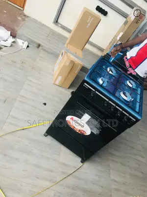 Chigo 4 Gas Glas Lid Oven Burner Grill 50x50 