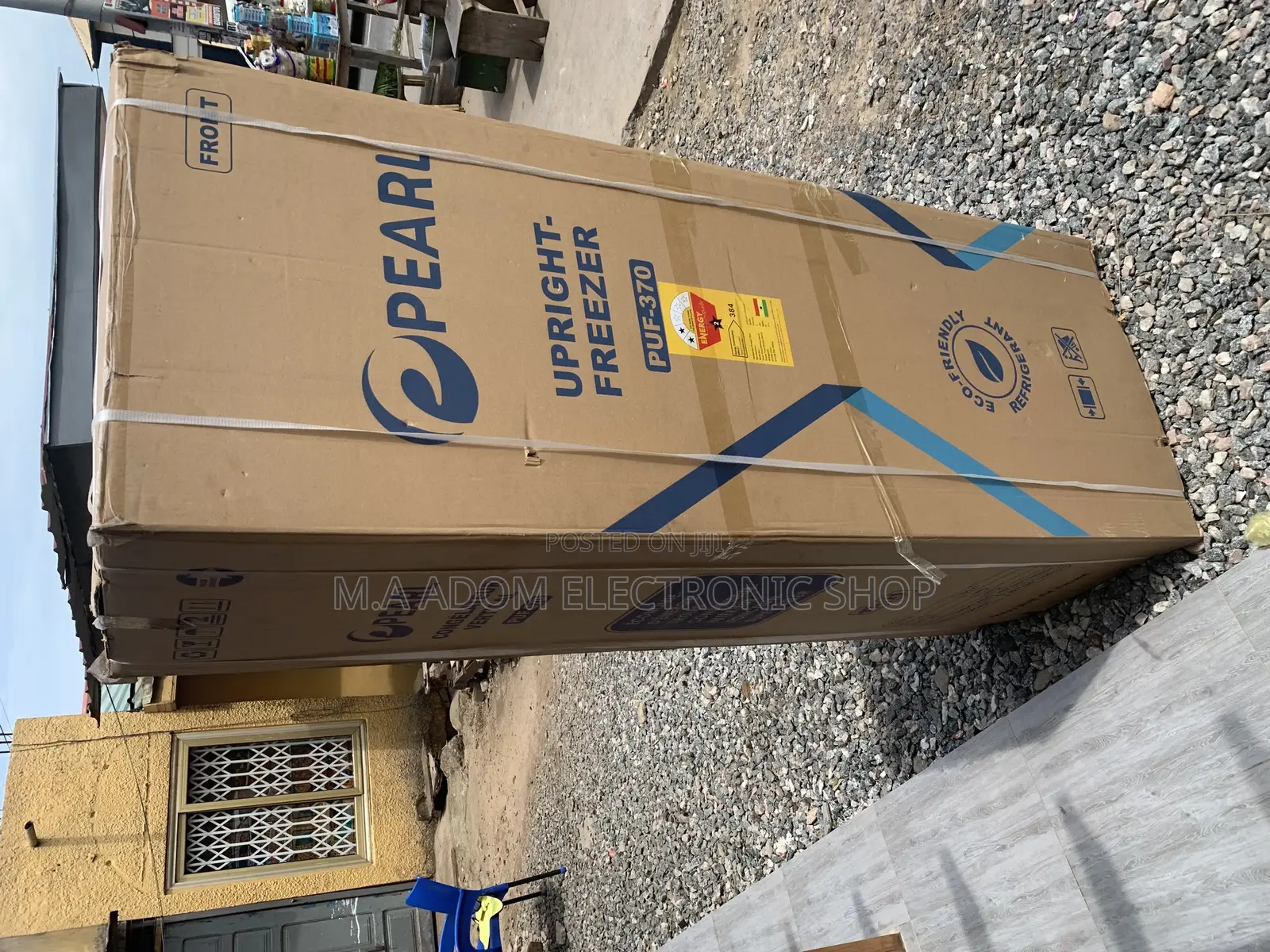 Super Quality Pearl Upright Freezer (Puf-370)