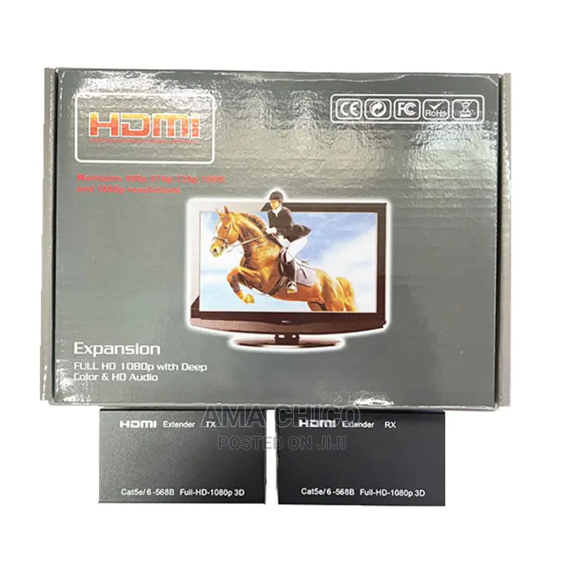 Hdmi Extender By Cat6/5 60m