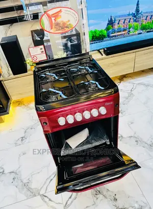 +A Warranty on Ferre 50/55 Gas Cooker Red Oven Grill 4b