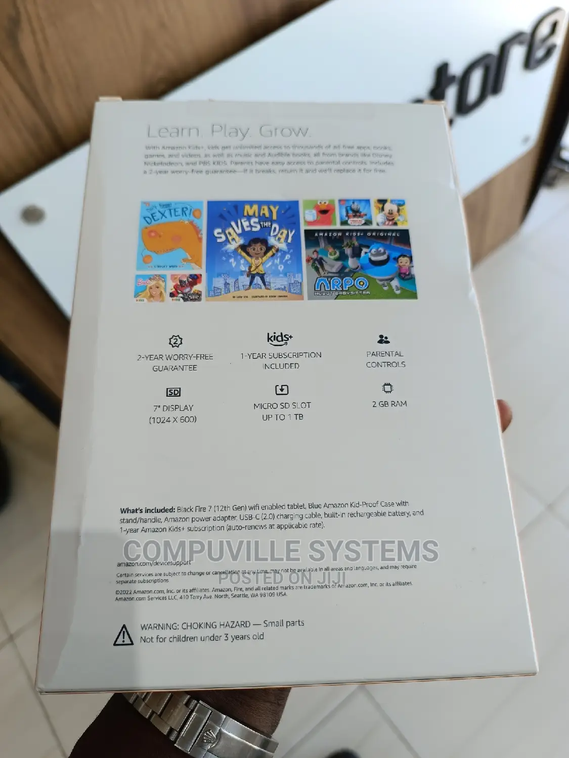 New Amazon Fire 7 Kids Edition 2022 16 GB Blue