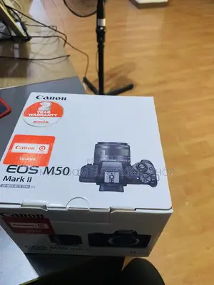 Canon Eos M50 Mark II Camera With STM Lens 15-45mm