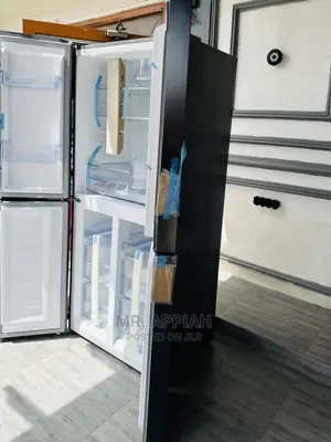 Effective Reliable Pearl PF-550BSS Side by Side Fridge.