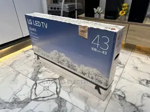 Glossy Black Slim Tv LG LM550 43”LED Display FHD Digital