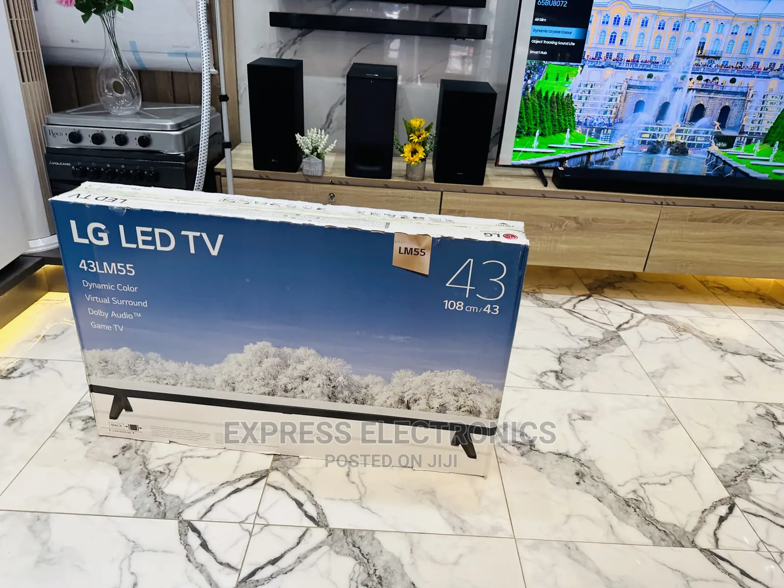 Crisp View Vivid Picture Lg FHD LED 43lm550 Tv