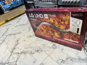 Crisp View Sleek UHD Screen  LG Up81 50”