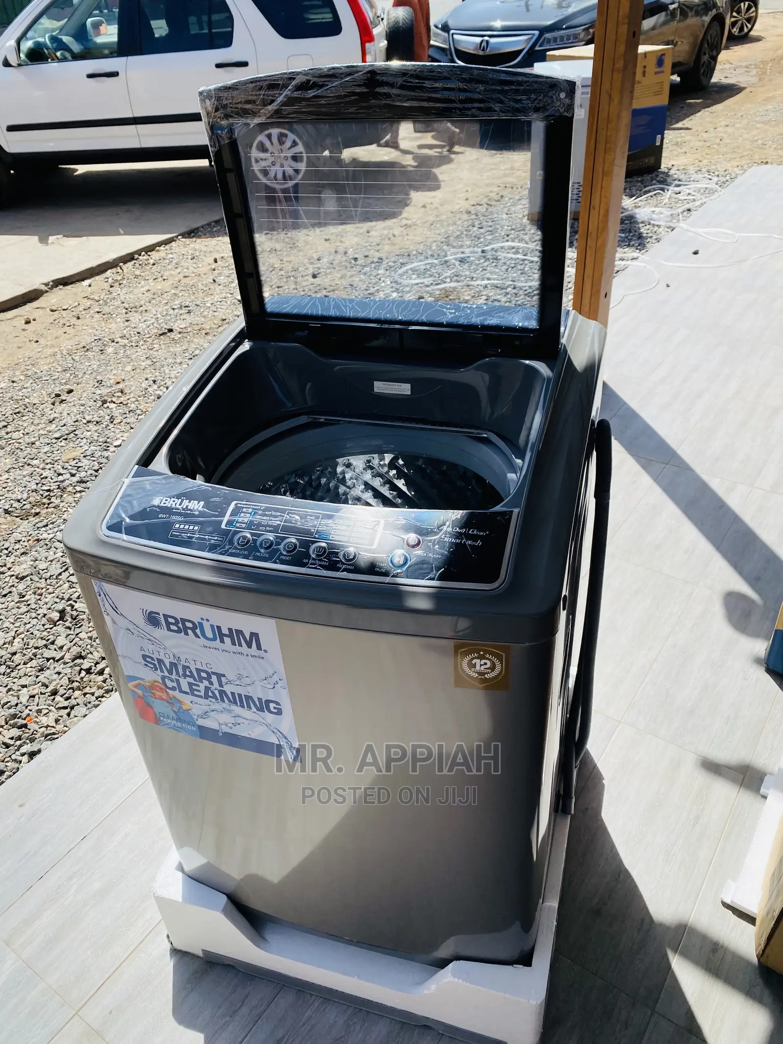 Super Powerful Bruhm(BWT-120SG)12kg Top Load Washingmachine