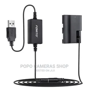LP E6 Dummy Battery With USB