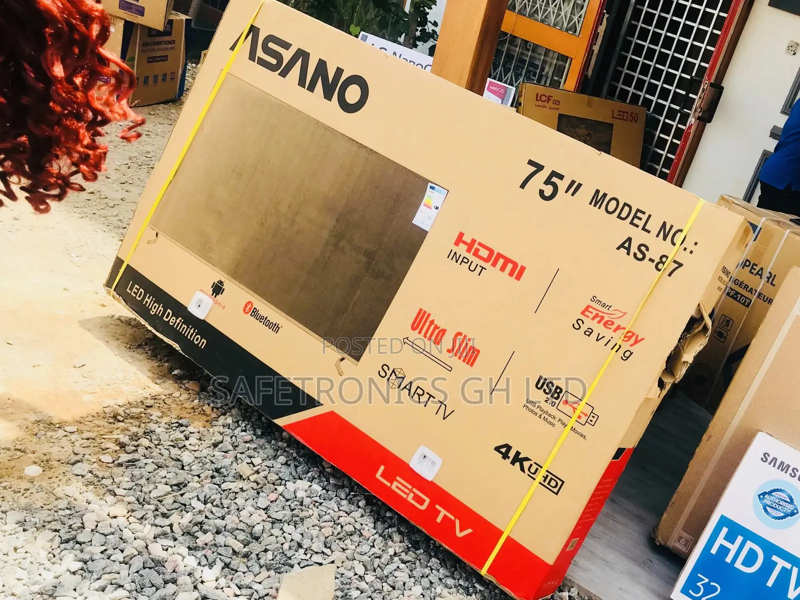 Perfect Cute 75 Inches Asaon Led Glossy Smart Tv