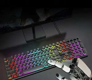 T-Wolf RGB Backlit Gaming Keyboard and Mouse Set - Tf270