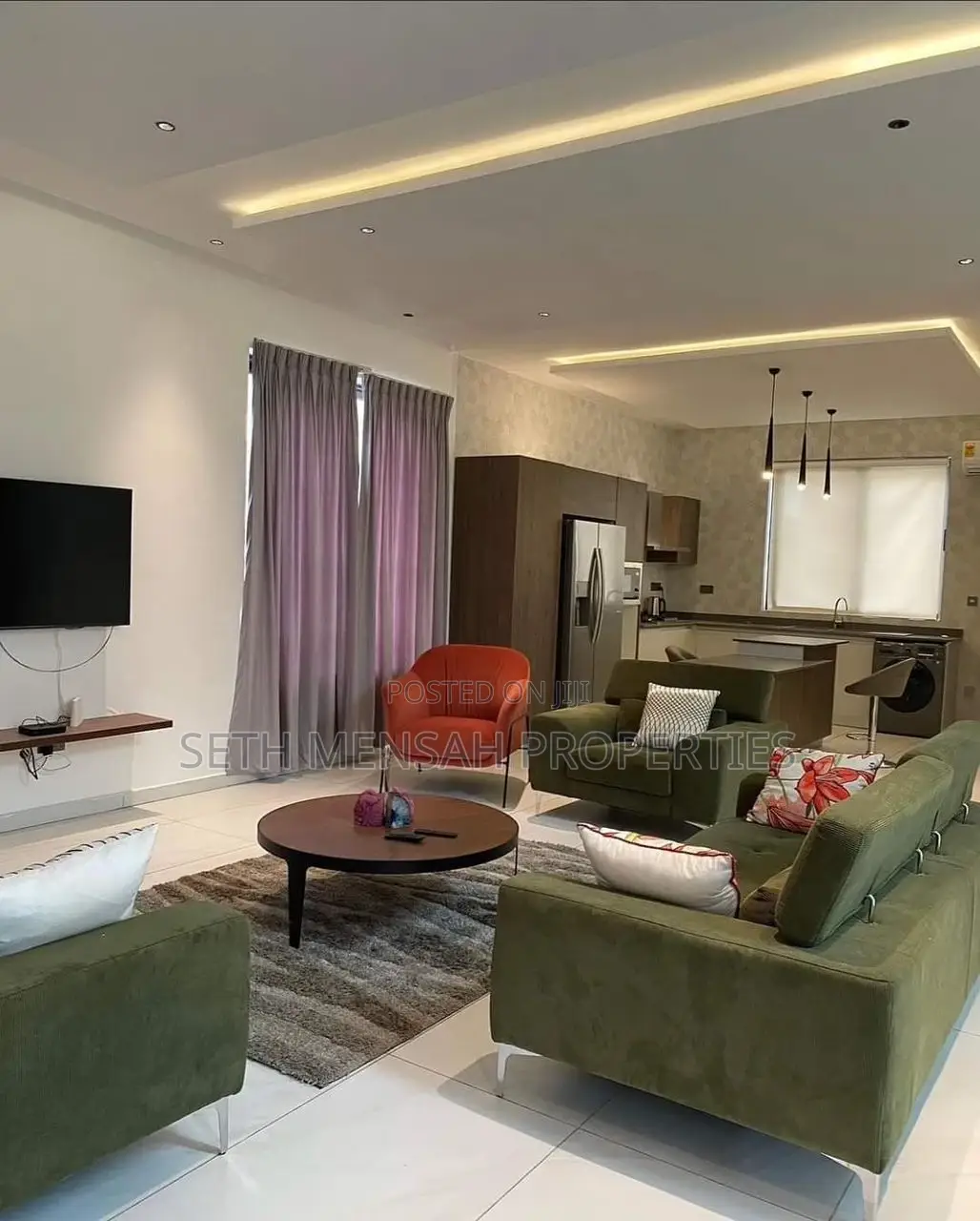 Furnished 3bdrm Townhouse / Terrace in Dzorwulu for rent