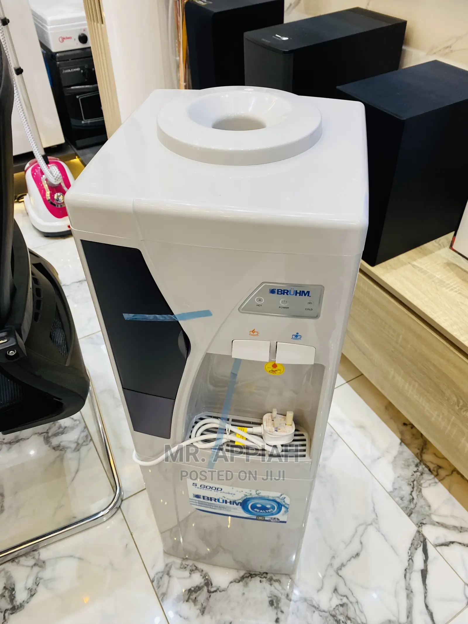 Long Lasting BDS-112 Bruhm Hot Cold Water Dispenser.