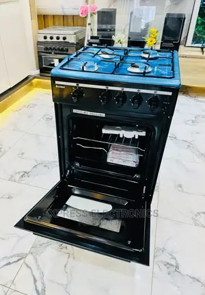 Black Painting Body Finish 50/50 Gas Cooker Chigo 4b