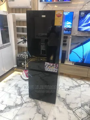 Pearl 309L Bottom Freezer Refrigerator W/Mirror Surface