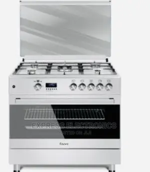 Ferre Inox Grey Body Finish 5burner Gas Cooker Oven Grill