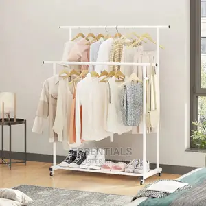 Double Pole Garment Rack